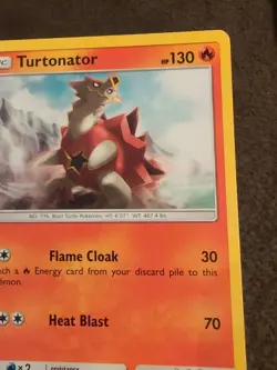 Turtonator Pokemon Trading Card Game (TCG) card from the Sun & Moon - Image 3