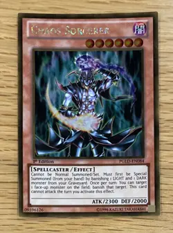 Yugioh Chaos Sorcerer PGLD-EN084 Gold Rare 1st Ed NM TCG Collectible Card - Image 1