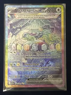 Pokemon TCG Terapagos EX SIR Stellar Crown Card 170/142 NM Condition - Image 1
