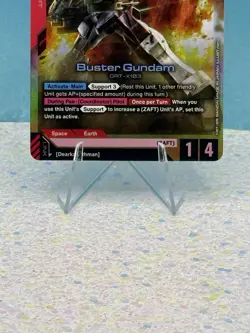 Gundam Card Game Newtype Rising Buster Gundam GD01-046 LR - Image 3