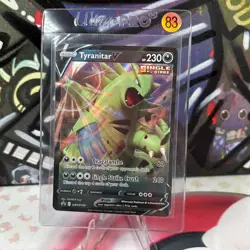 Tyranitar V SWSH109 Black Star Promo Ultra Rare Holo Pokemon TCG Card NM (83) - Image 1