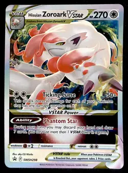 Zoroark Vstar Black Star Promo SWSH298, NM Pokemon Card - Image 1