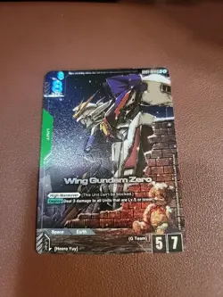 Wing Gundam Zero GD01-024 LR+ Alt Art GUNDAM TCG CARD ENGLISH NEWTYPE RISING - Image 1
