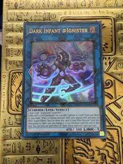 LIOV-EN045 DARK INFANT @IGNISTER SUPER RARE 1ST EDITION YuGiOh CARD - Image 1