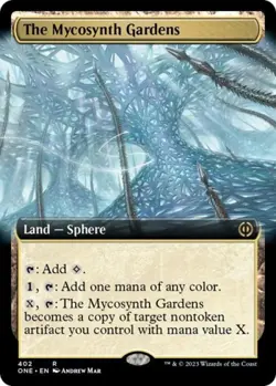 MTG English The Mycosynth Gardens (Extended Art) NM Normal - Image 1
