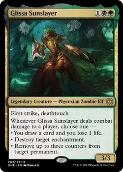 MTG English Glissa Sunslayer NM Normal Phyrexia: All Will Be One - Image 1