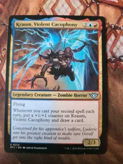 MTG EDH Custom Commander Deck: Kraum, Violent Cacophony- UR Spells - Image 1