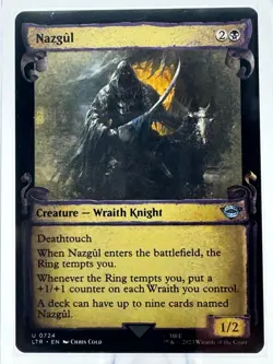 Near Mint Nazgul (0724) (Showcase Scrolls) MTG Lord of the Rings - Image 1