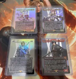 Magic The Gathering MTG Final Fantasy Borderless Foil Terra Lightning NM Lot - Image 1