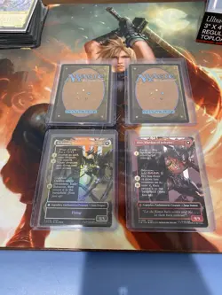 Magic The Gathering MTG Final Fantasy Borderless Foil Terra Lightning NM Lot - Image 2