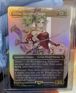 Magic The Gathering MTG Final Fantasy Borderless Foil Terra Lightning NM Lot - Image 3