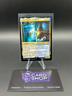 0411 Cid, Timeless Artificer Regular - Final Fantasy MTG (NM) - Image 1