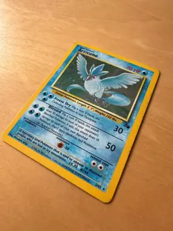 Articuno 2/62 Pokemon Fossil Set Holo Rare Card Very Good Condition - Image 3