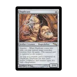 WOTC MtG Mirrodin Duplicant (R) (Foil) EX - Image 1