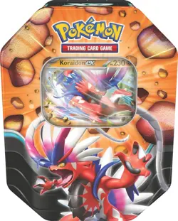Pokemon Collection Tin Sovereign Legends In Italian - Koraidon Ex - Image 1