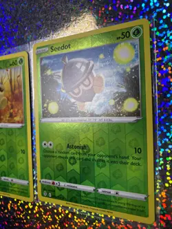 2007 Pokemon TCG Diamond & Pearl Reverse Holo 97/130 Seedot + Bonus - Image 3