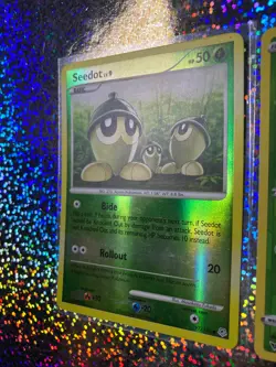 2007 Pokemon TCG Diamond & Pearl Reverse Holo 97/130 Seedot + Bonus - Image 5