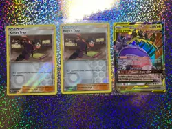 Pokemon TCG Cosmic Eclipse Ultra Rare 158/236 Naganadel & Guzzlord GX - Image 1