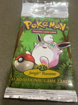 Pokemon Jungle Booster Pack Wizards of the Coast 1999 Sealed New -22waterboy22- - Image 1