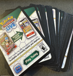 Pokemon TCG Live Code Cards x56 Black Bolt White Flare Scarlet And Violet - Image 1