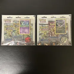 Pokemon TCG: XY Steam Siege Rayquaza & Azelf 3 Pack Blister Set X2 NFS - Image 1