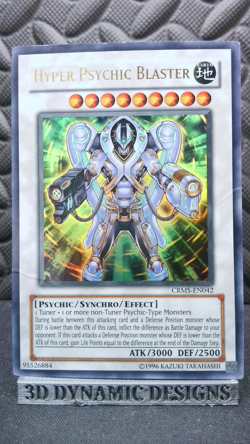 | Yugioh Hyper Psychic Blaster CRMS-EN042 Ultra Rare Crimson Crisis HP 🔥 | - Image 1