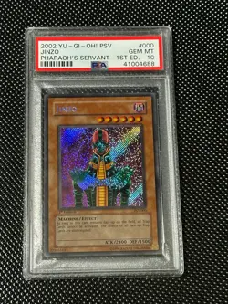 YUGIOH PSA 10 2002 Jinzo PSV-000 Secret Rare 1st Edition *4688 - Image 1