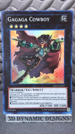 | Yugioh Gagaga Cowboy ABYR-EN041 Super Rare Abyss Rising PL 🔥 | - Image 1