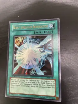 YUGIOH BURST STREAM OF DESTRUCTION ULTRA RARE 1ST EDITION AST-038 - Image 1