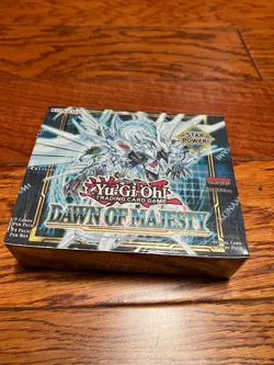 Yugioh Dawn of Majesty Booster Box 1st Edition Brand New Factory Sealed - Image 1