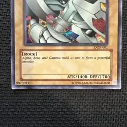 Alpha the Magnet Warrior - DOR-001 - YuGiOh! The Duelists of the Roses - LP - Image 5