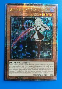Near Mint Yugioh Sky Striker Ace - Raye RA04-EN026 Quarter Century Secret Rare - Image 1