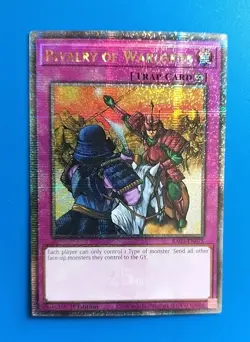 Near Mint Yugioh Rivalry of Warlords RA03-EN075 Quarter Century Secret Rare - Image 1