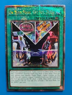 Near Mint Yugioh On Your Mark, Get Set, DUEL! - Quarter Century Secret Rare - Image 1