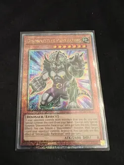 Near Mint Yugioh Dinowrestler Pankratops MP24-EN047 Quarter Century Secret Rare - Image 1