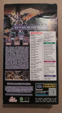 Yugioh Dark World Structure Deck New Sealed Box - Image 4