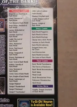 Yugioh Dark World Structure Deck New Sealed Box - Image 5