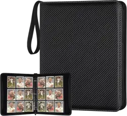 9 Pocket Card Binder, Zip Trading Card Binder, 720 Double Sided Pocket PU Co... - Image 2