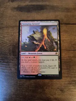MtG EoE Stomping Ground #258 Non-Foil - Image 1