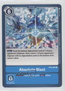 2021 Digimon Card Game - Battle of Omni Absolute Blast #BT5-097 e6j - Image 1