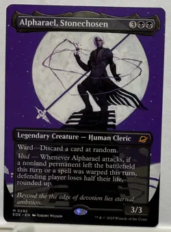 Alpharael, Stonechosen *Borderless Mythic* Magic MtG x1 Edge of Eternities - Image 1