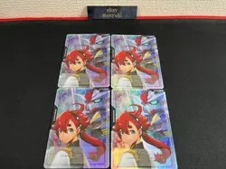 Gundam Card Game Suletta & Gundam Aerial Resource RP-009 Set Of 4 Trading Card - Image 1