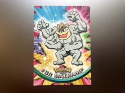 #68 Machamp - Pokemon Topps Trading Card Series 1 - Image 1