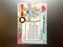 #68 Machamp - Pokemon Topps Trading Card Series 1 - Image 2