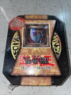 YUGIOH TCG 2004 COLLECTORS TIN BLADE KNIGHT BRAND NEW SEALED - Image 1