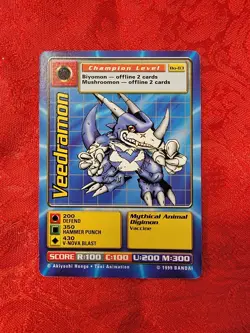 Bandai Digimon Trading Card Series 2 Veedramon Bo-83 - Image 1