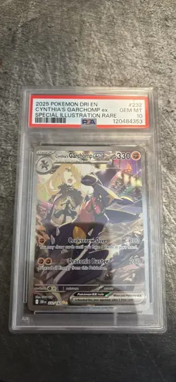 PSA 10 Cynthia’s Garchomp ex 232 SIR - GEM MINT - DRI EN - Pokemon Card BIN/OBO - Image 1
