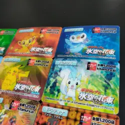 Set 9 Pikachu Giratina Pokemon 3D-lenticular Mini Card Vintage Nintendo Japanese - Image 4