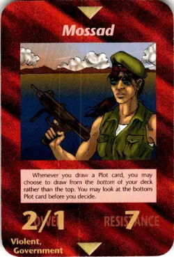 Mossad Card Unlimited INWO Illuminati New World Order Game - Image 1