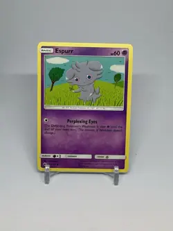 Pokemon TCG Espurr 59/147 Sm-Burning Shadows Regular Common Card 2017 EN NM - Image 1